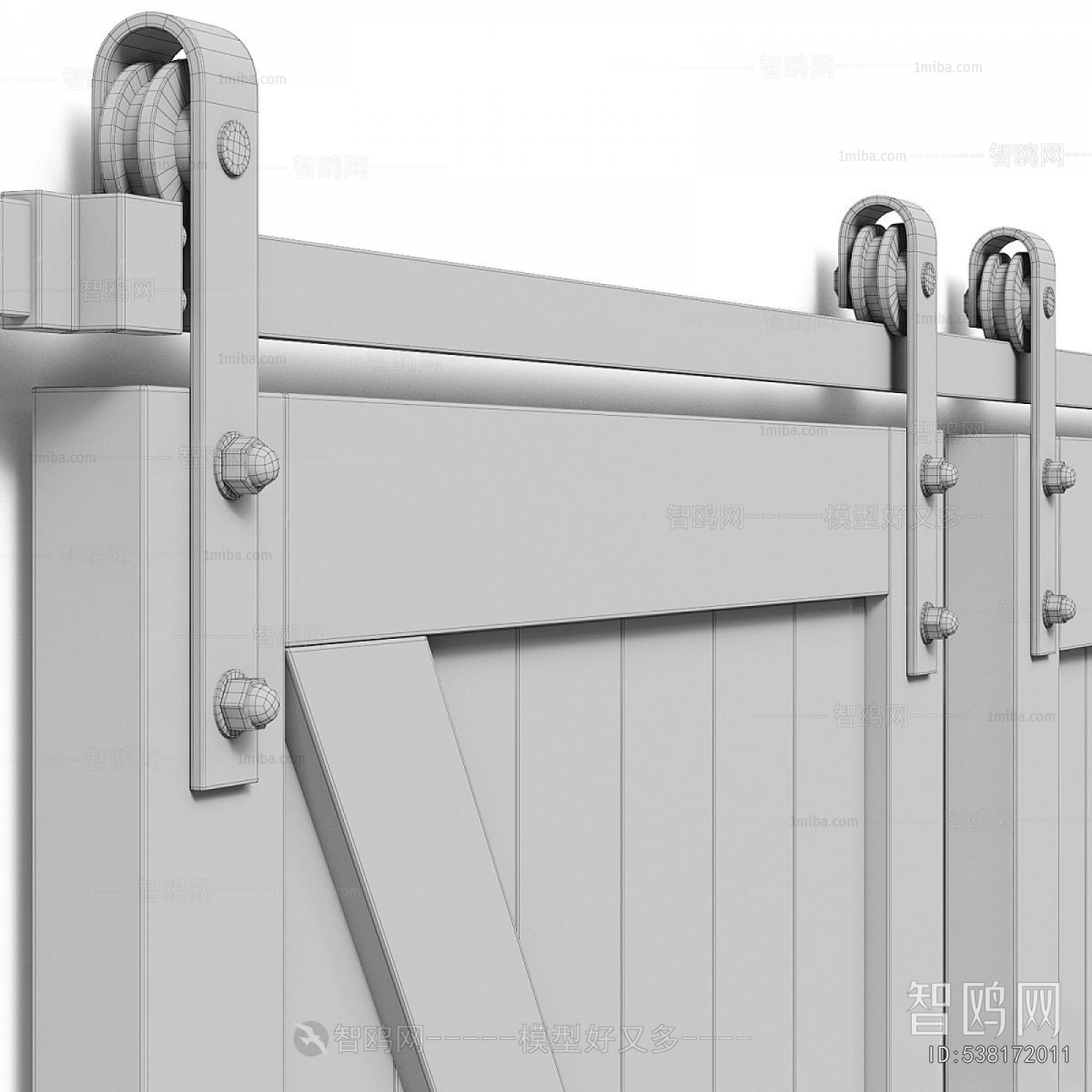 Industrial Style Sliding Door