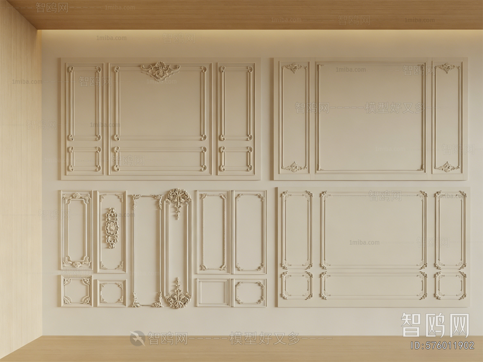 French Style TV Wall