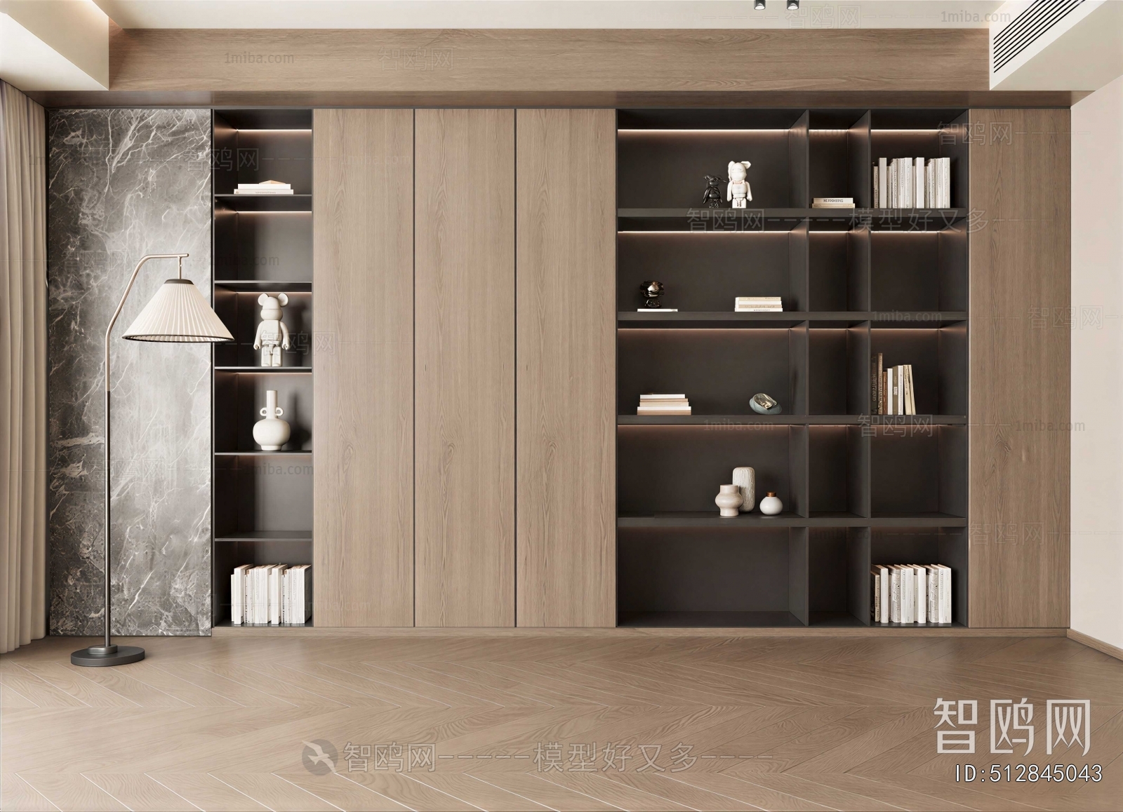 Wabi-sabi Style Decorative Cabinet