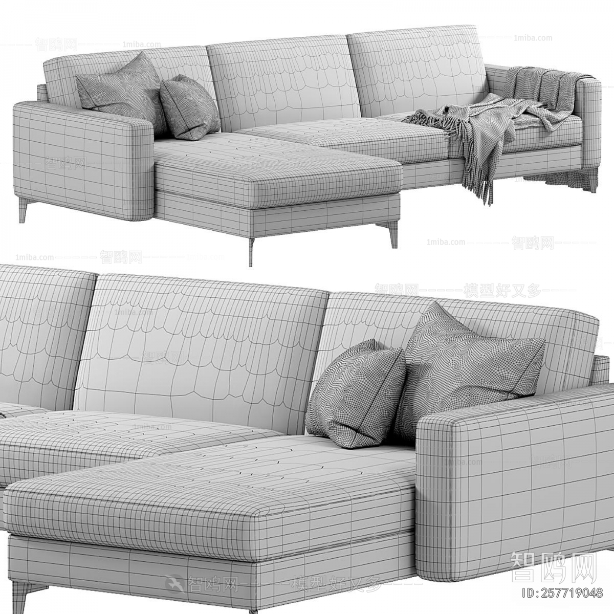 Modern Three-seat Sofa
