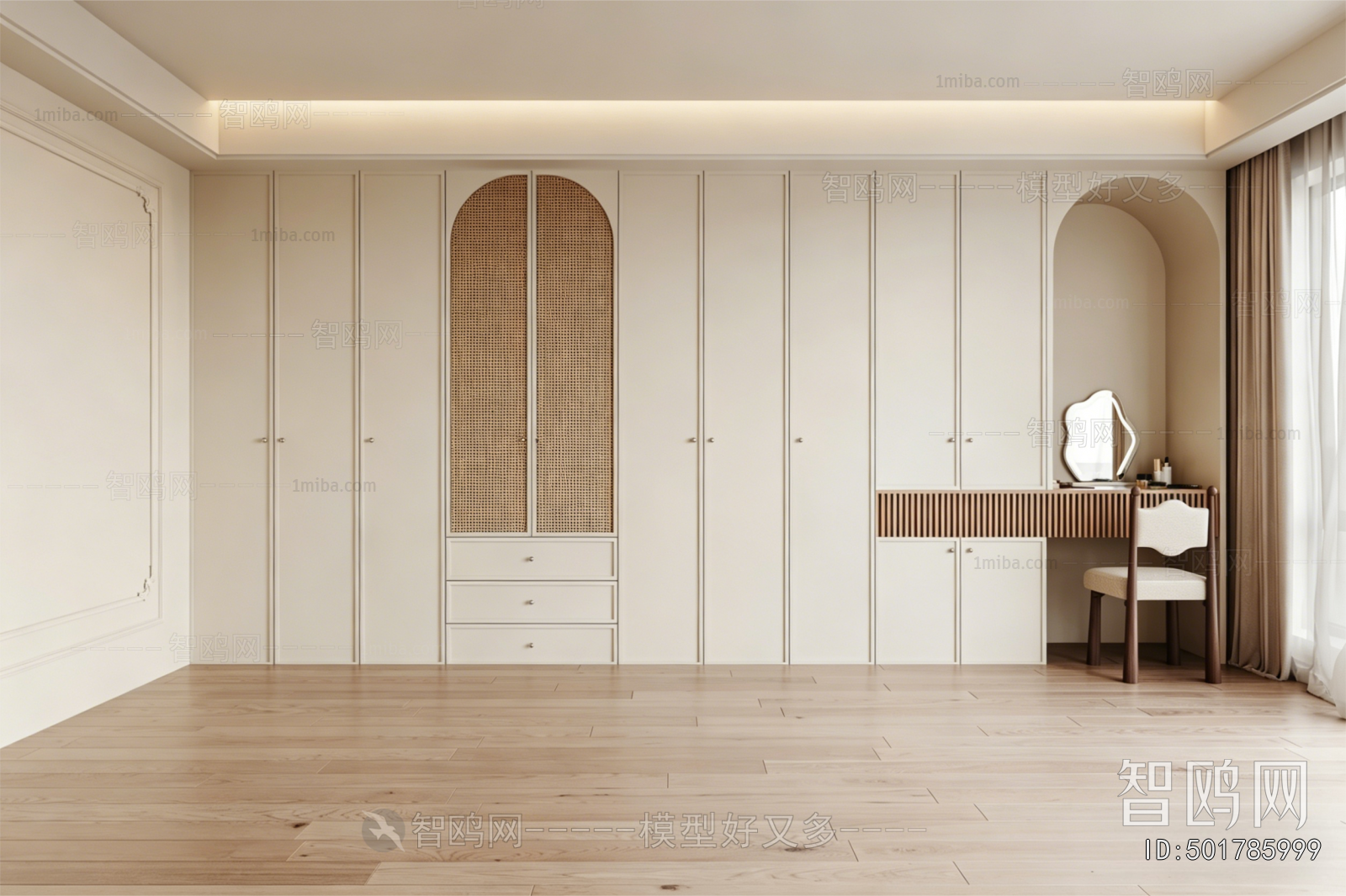Modern Clothes Storage Area