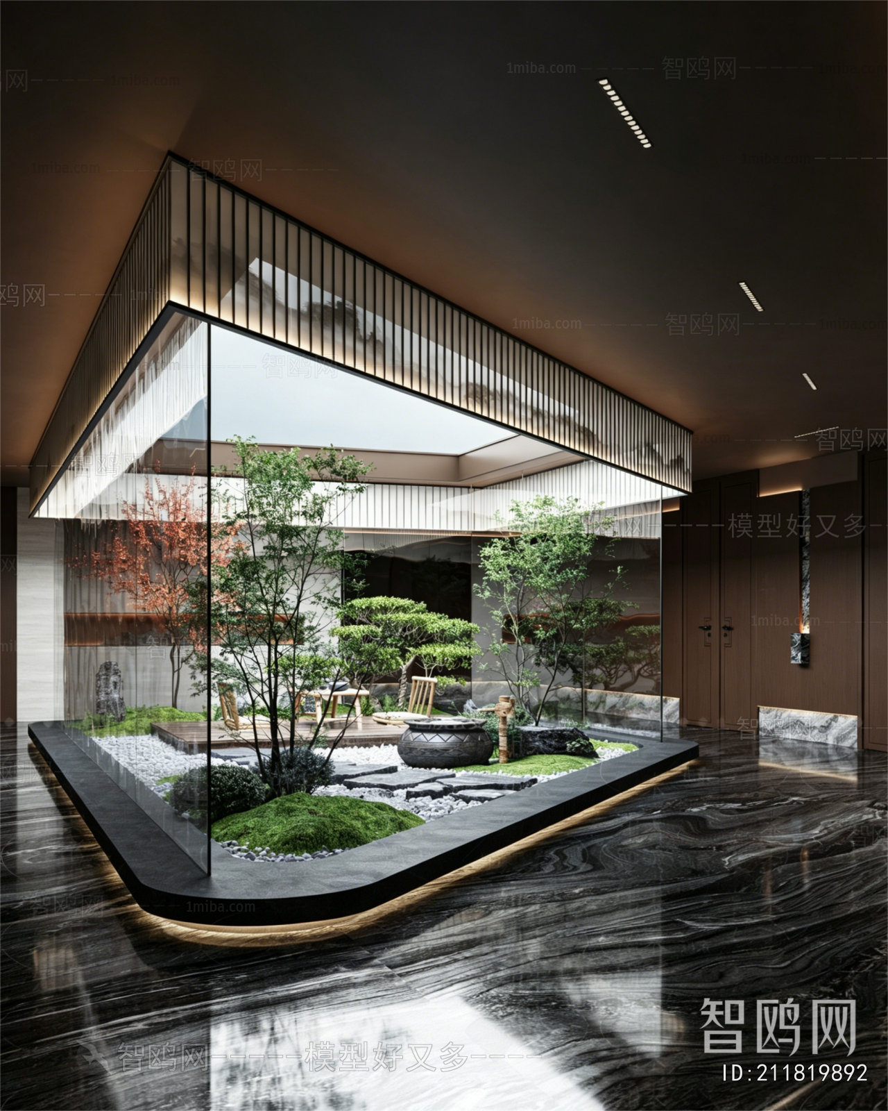 New Chinese Style Courtyard/landscape