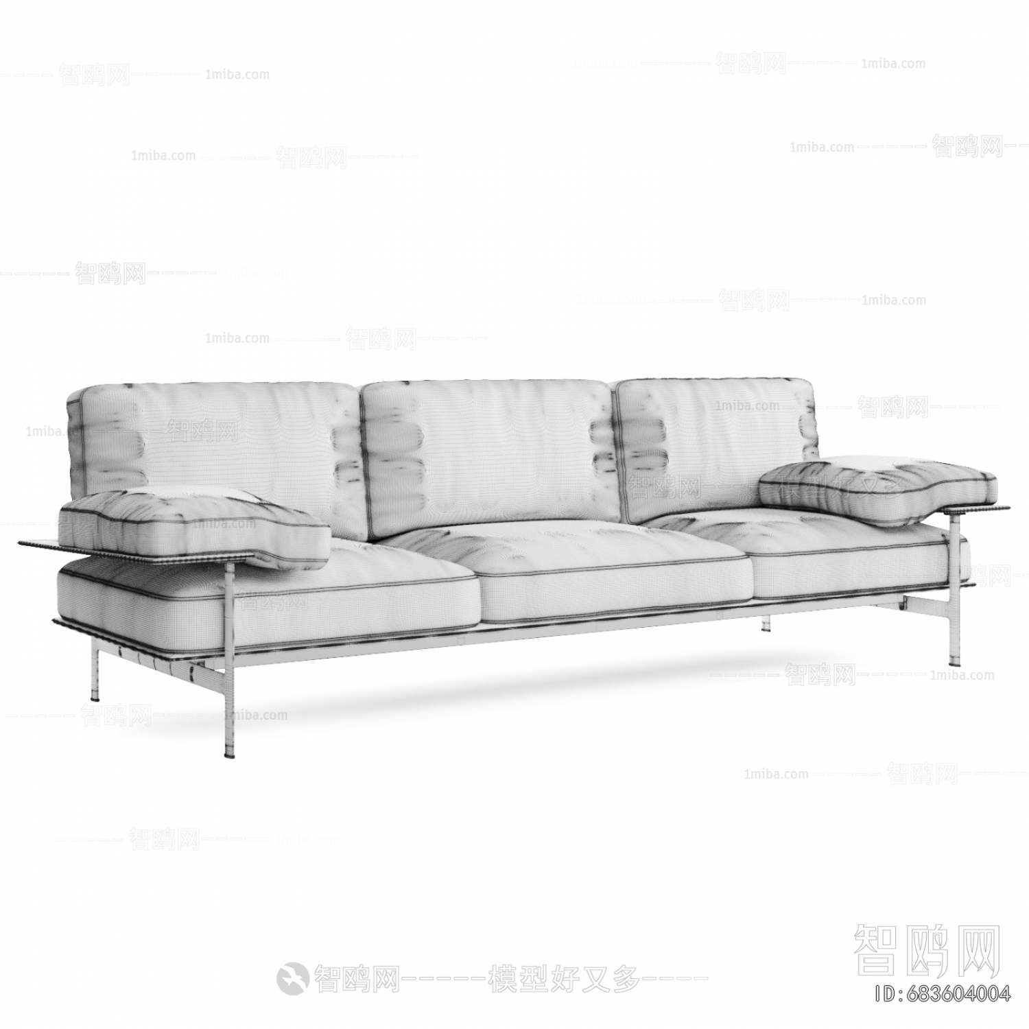 Modern Three-seat Sofa