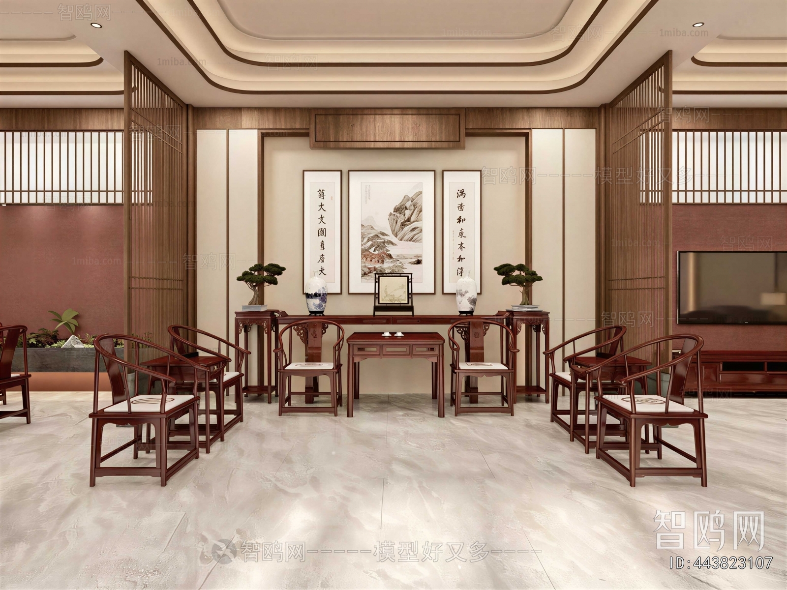 Chinese Style A Living Room