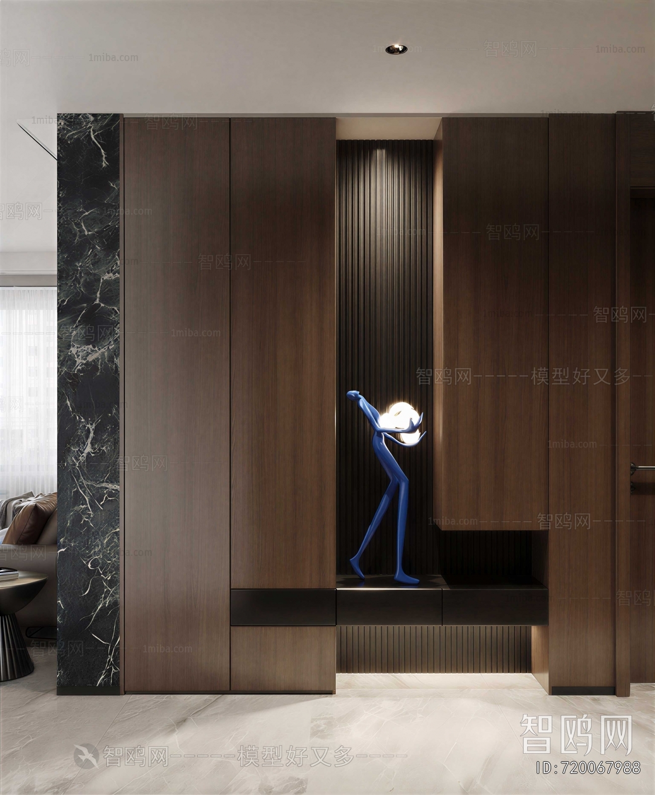 Modern Entrance Cabinet