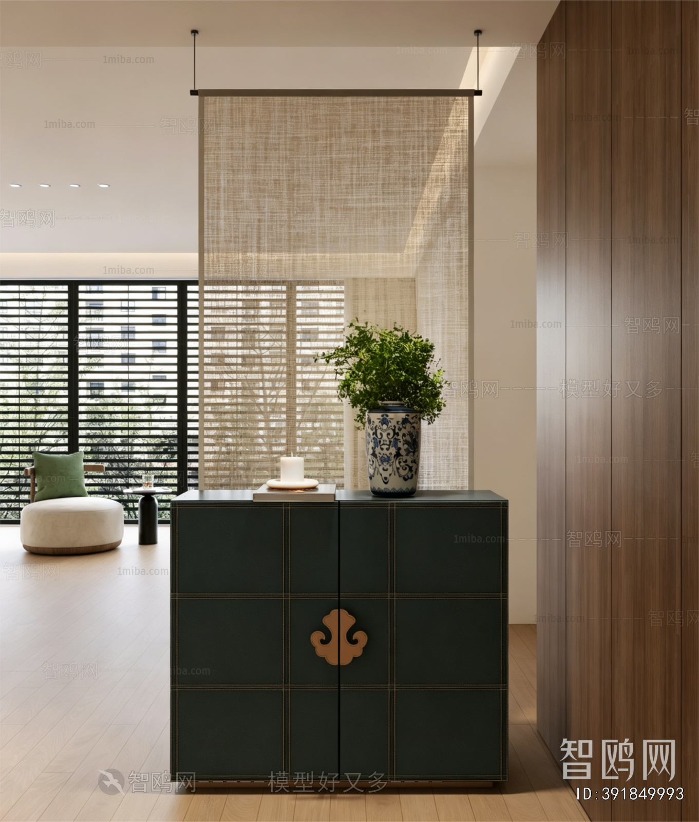 New Chinese Style Hallway
