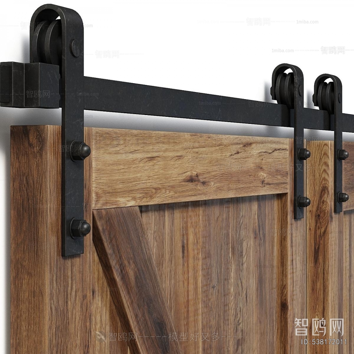 Industrial Style Sliding Door