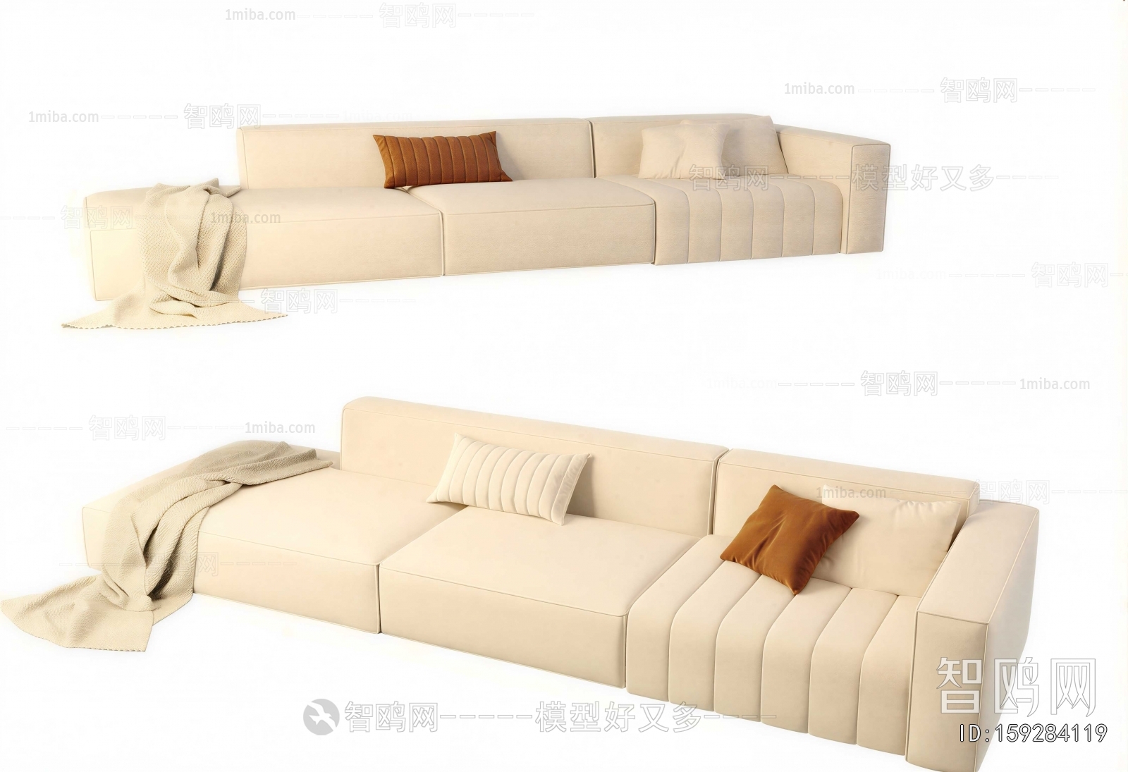 Modern Three-seat Sofa