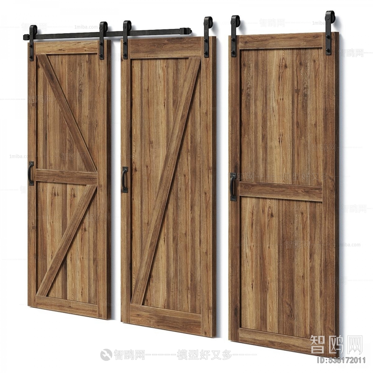 Industrial Style Sliding Door
