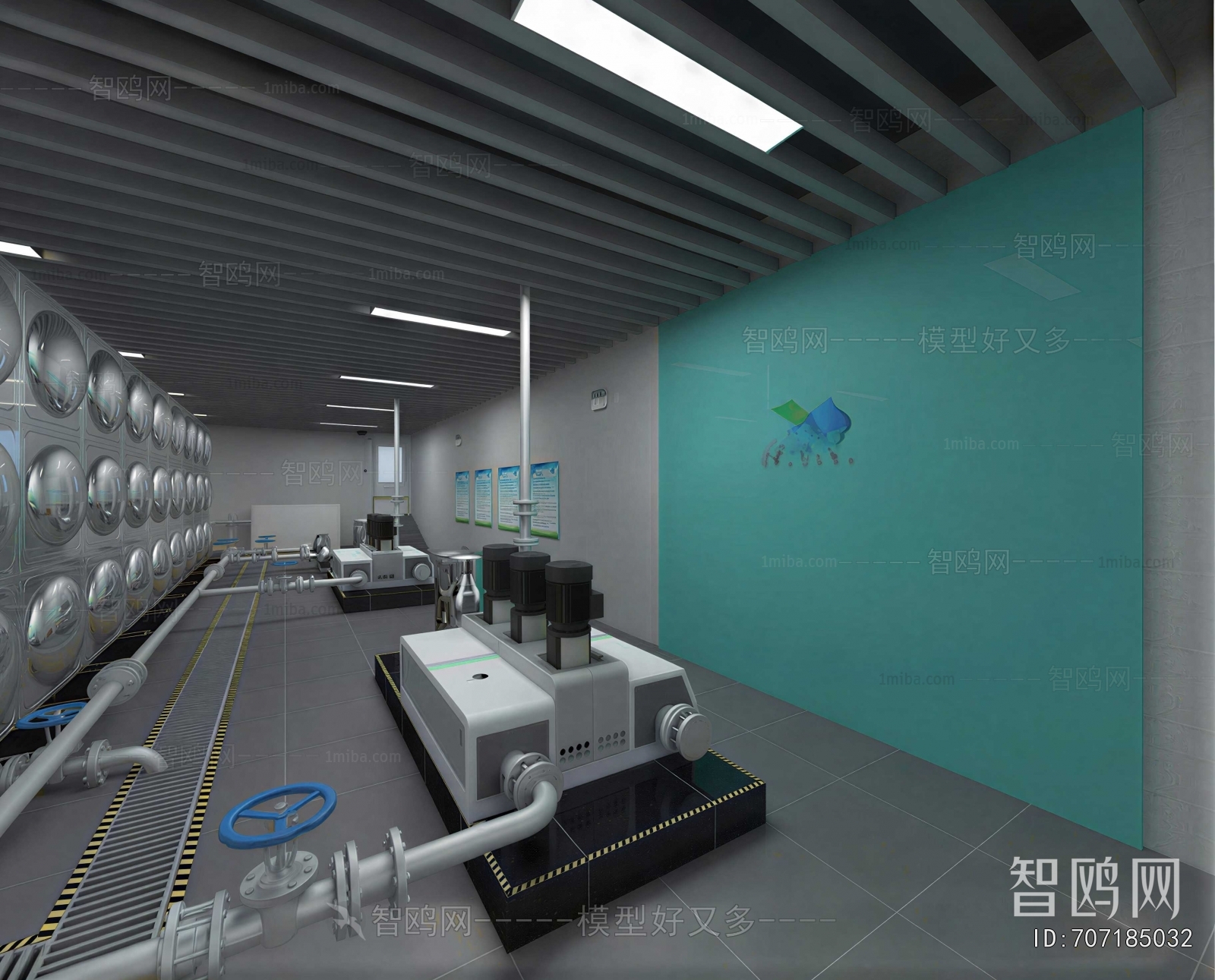 Modern Factory Floor/warehouse