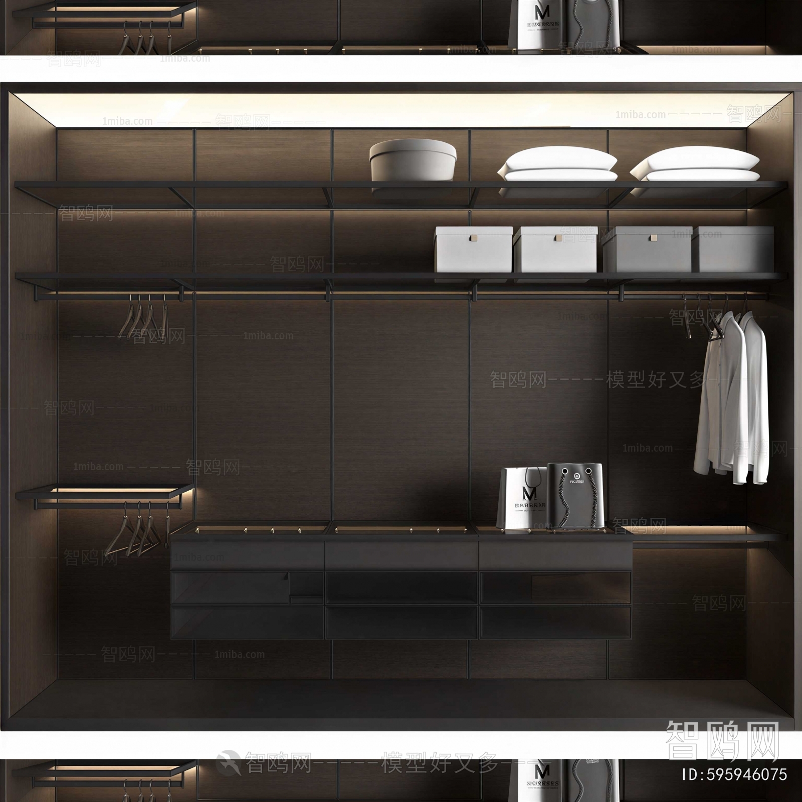 Modern Clothes Storage Area
