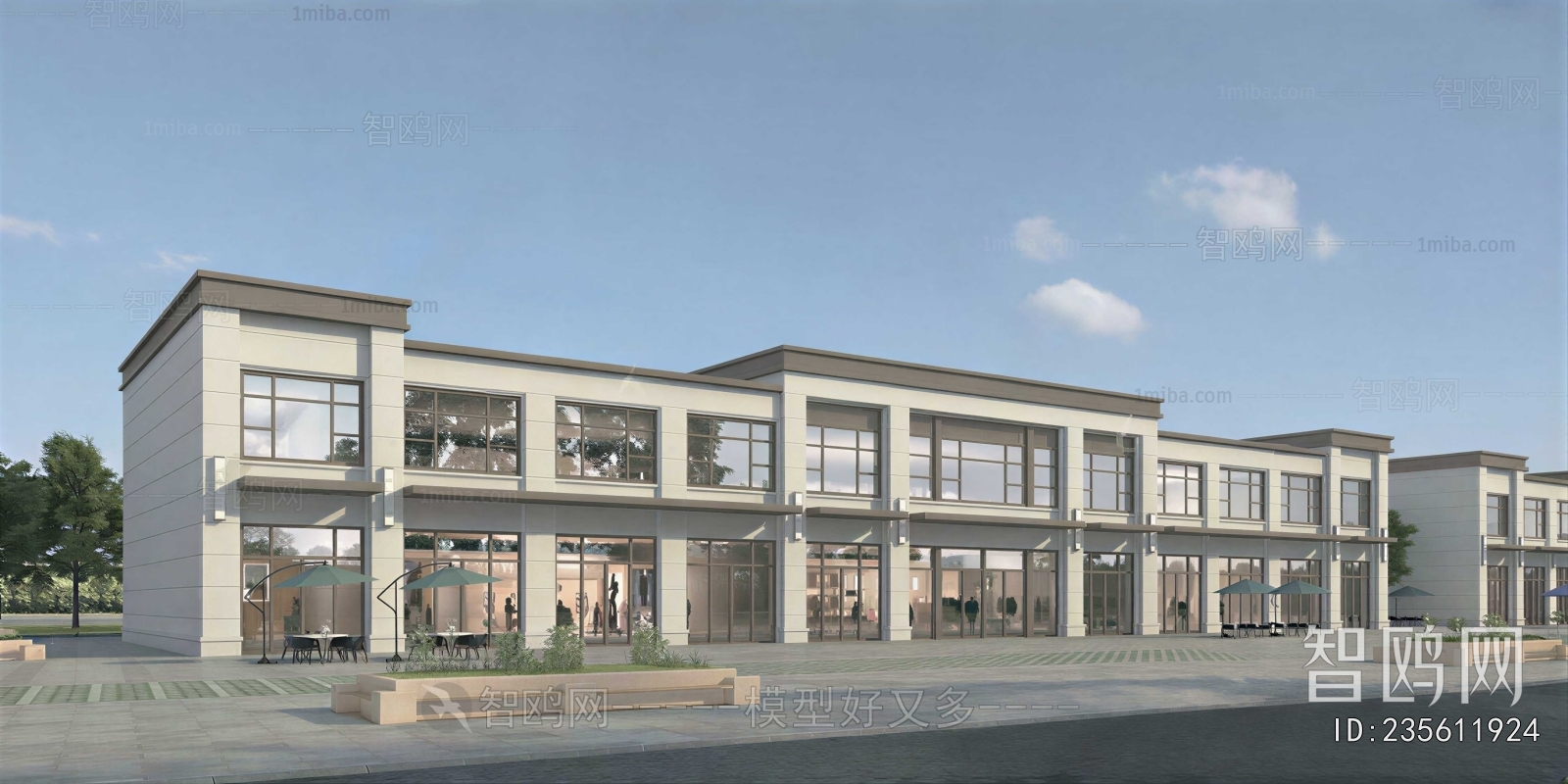 Modern Appearance Of Commercial Building