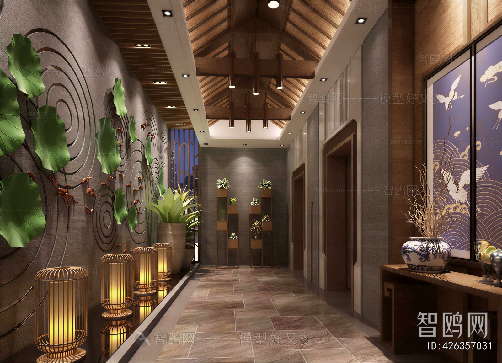 New Chinese Style Corridor