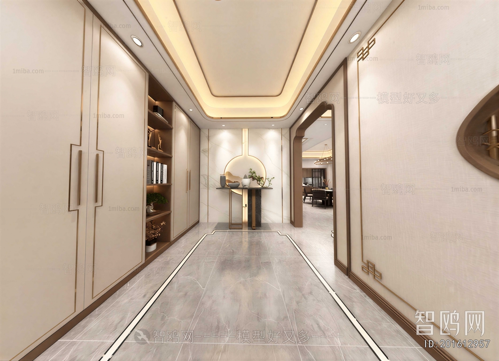 New Chinese Style Hallway