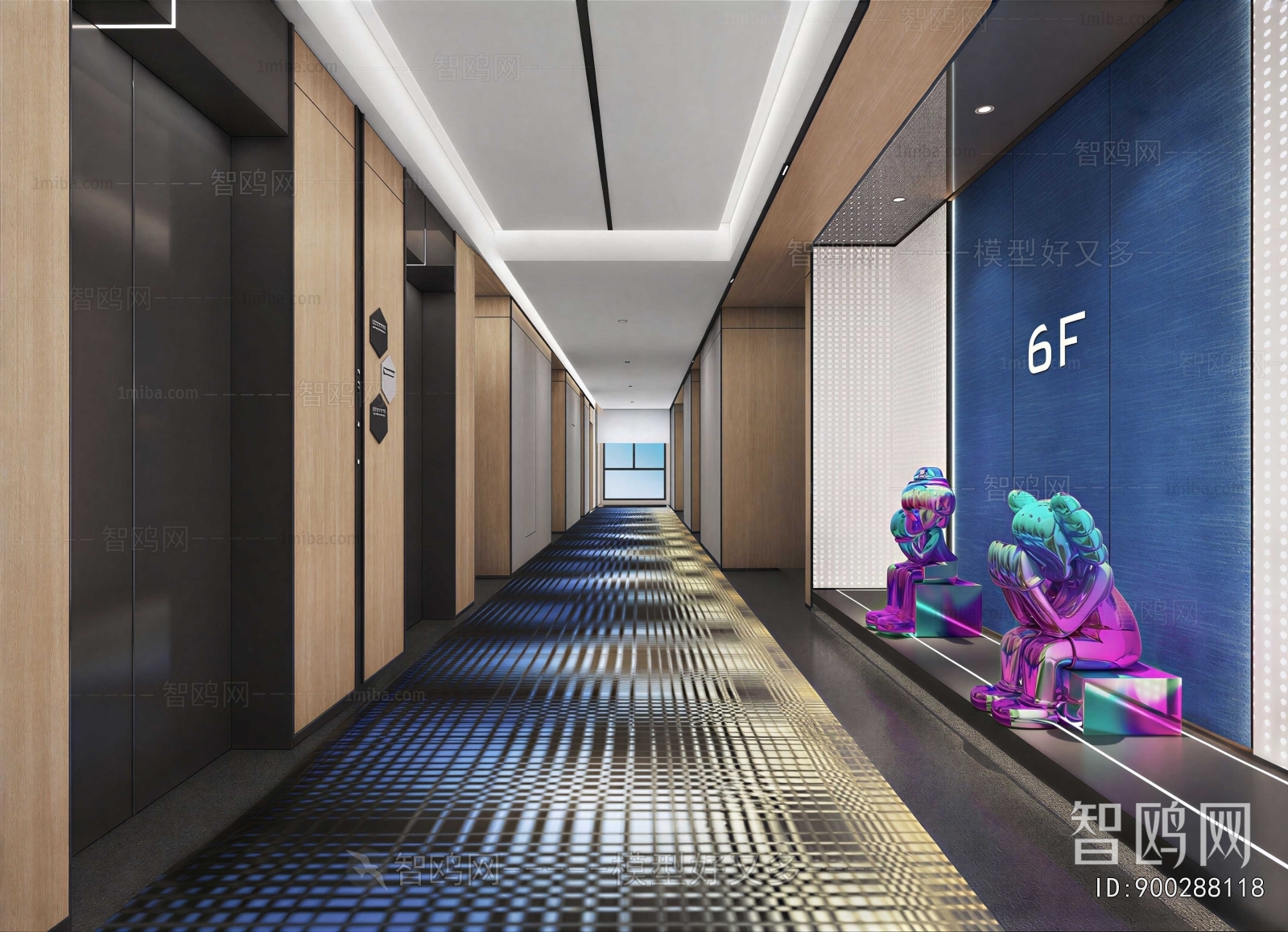 Modern Corridor/elevator Hall