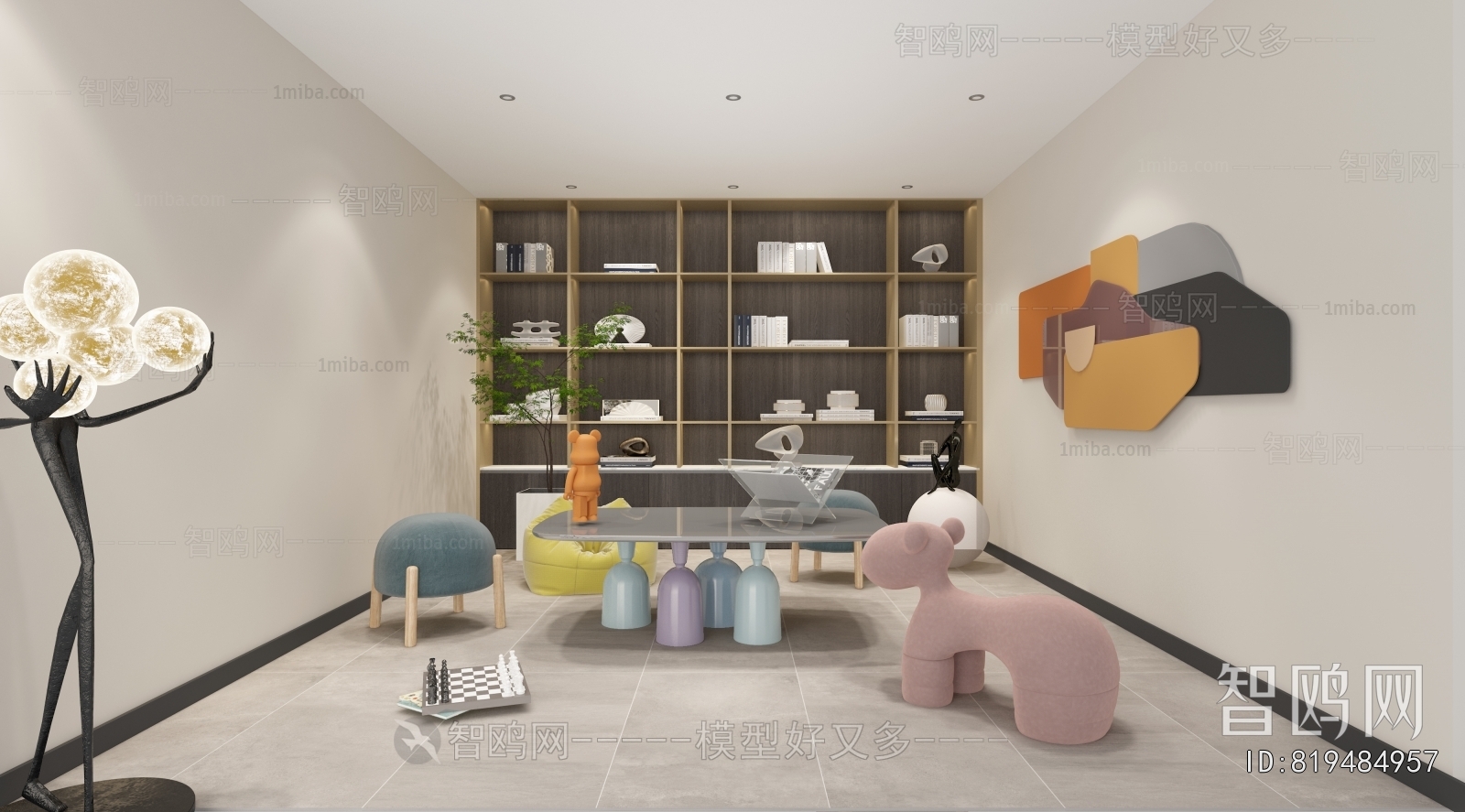 Modern Children's Room Activity Room