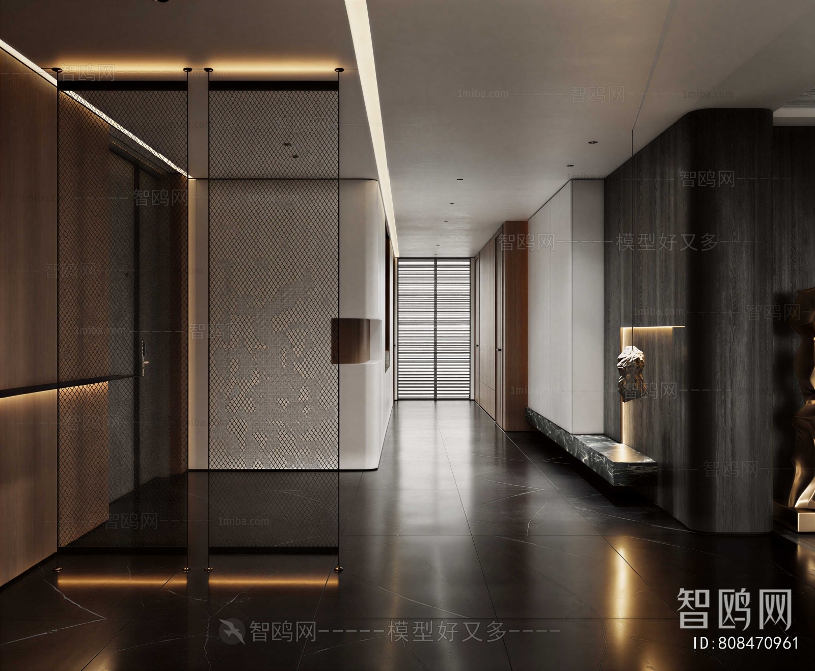 Modern Office Aisle