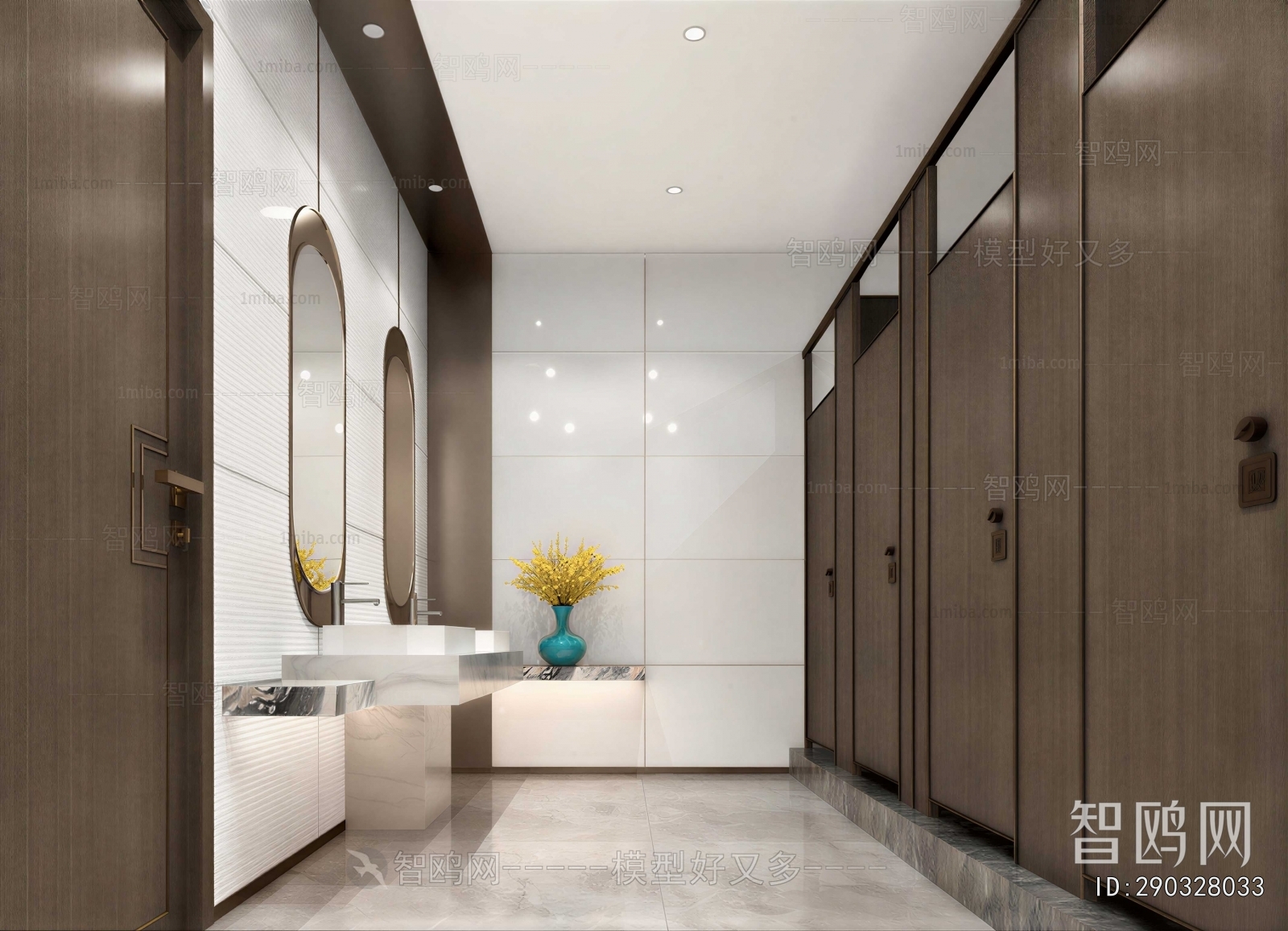 Modern Public Toilet