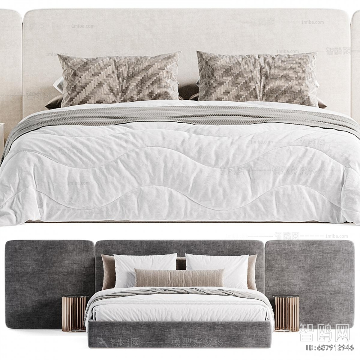 Modern Double Bed