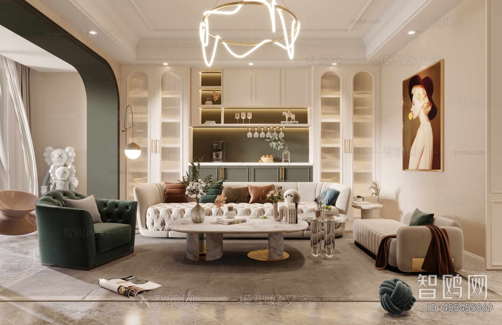 French Style A Living Room