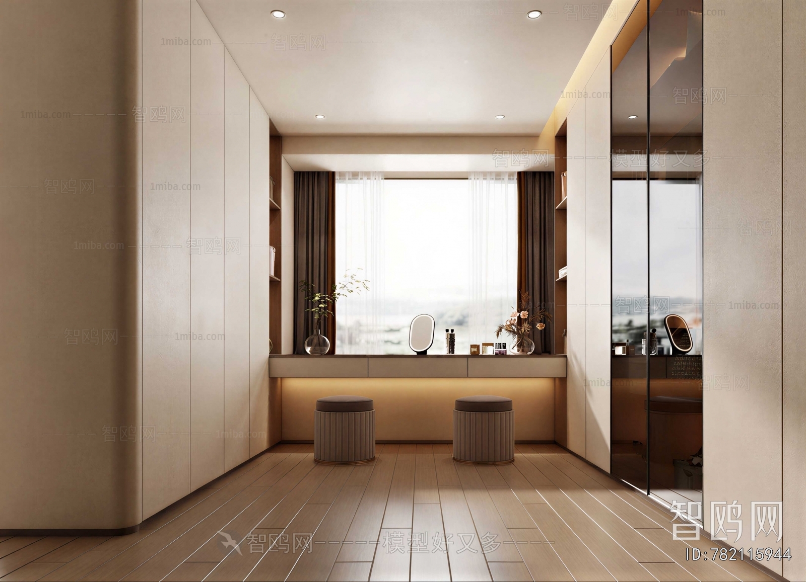 Modern Clothes Storage Area