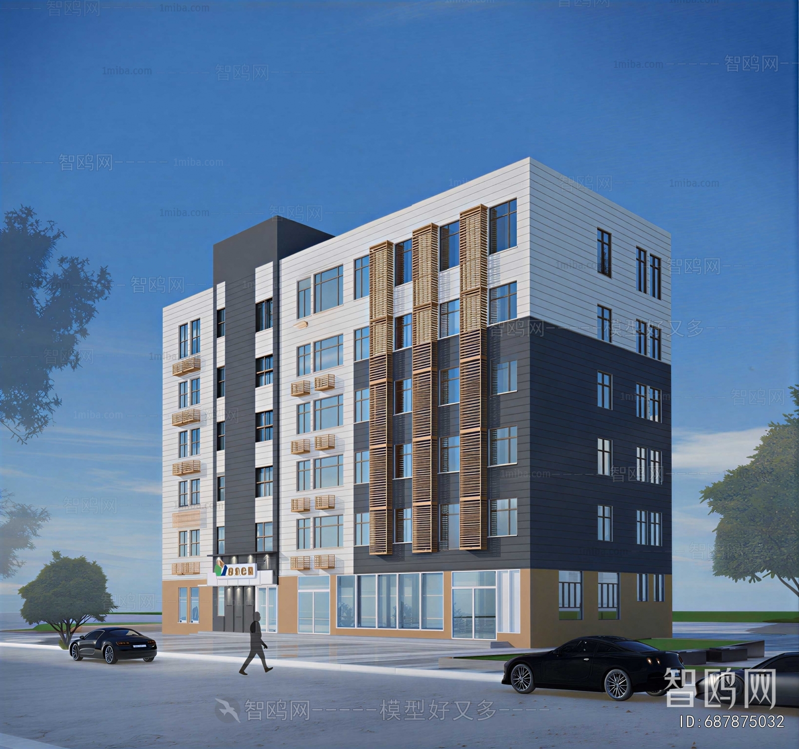 Modern Appearance Of Commercial Building