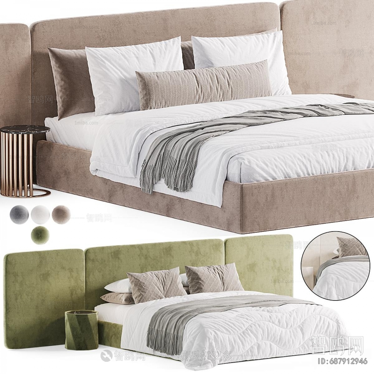 Modern Double Bed