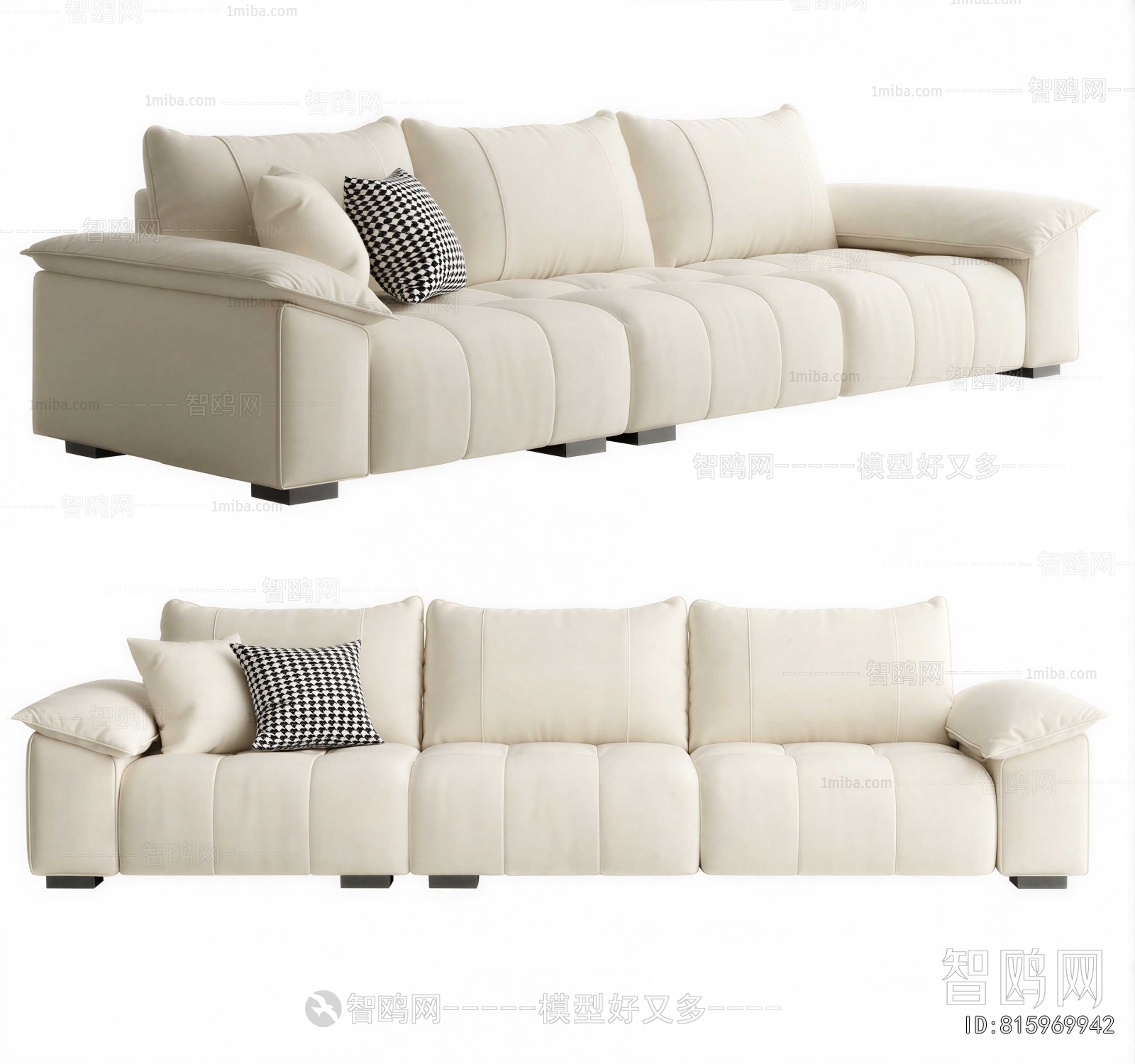 Modern Three-seat Sofa
