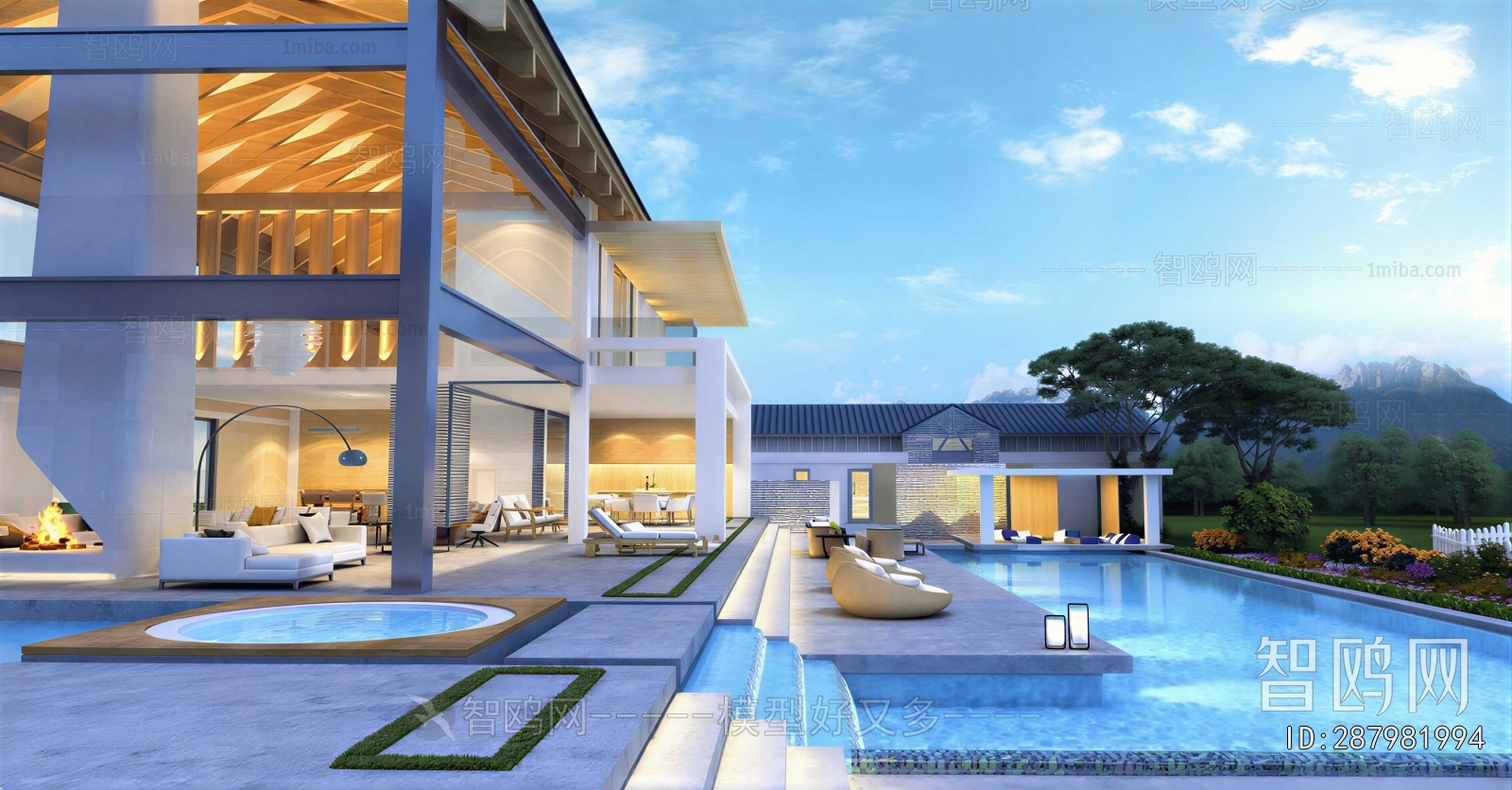Modern Courtyard/landscape