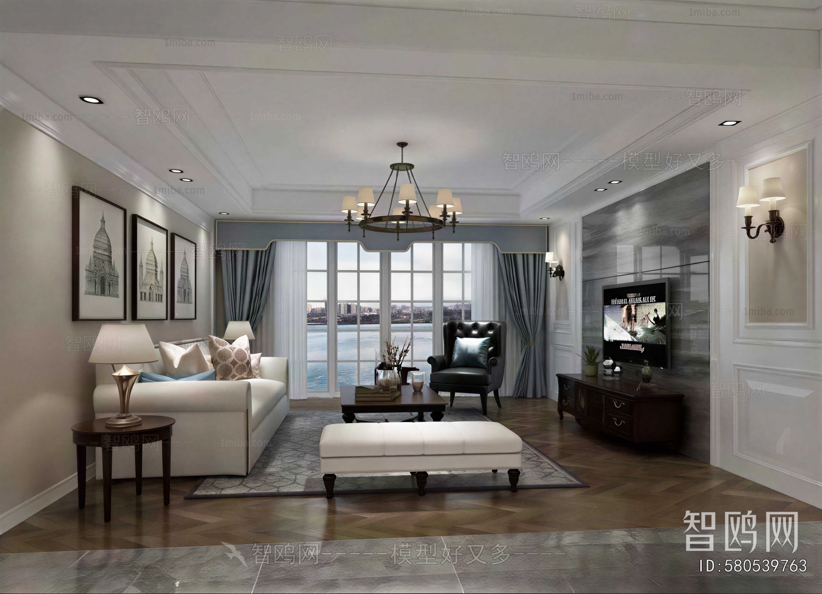 American Style A Living Room