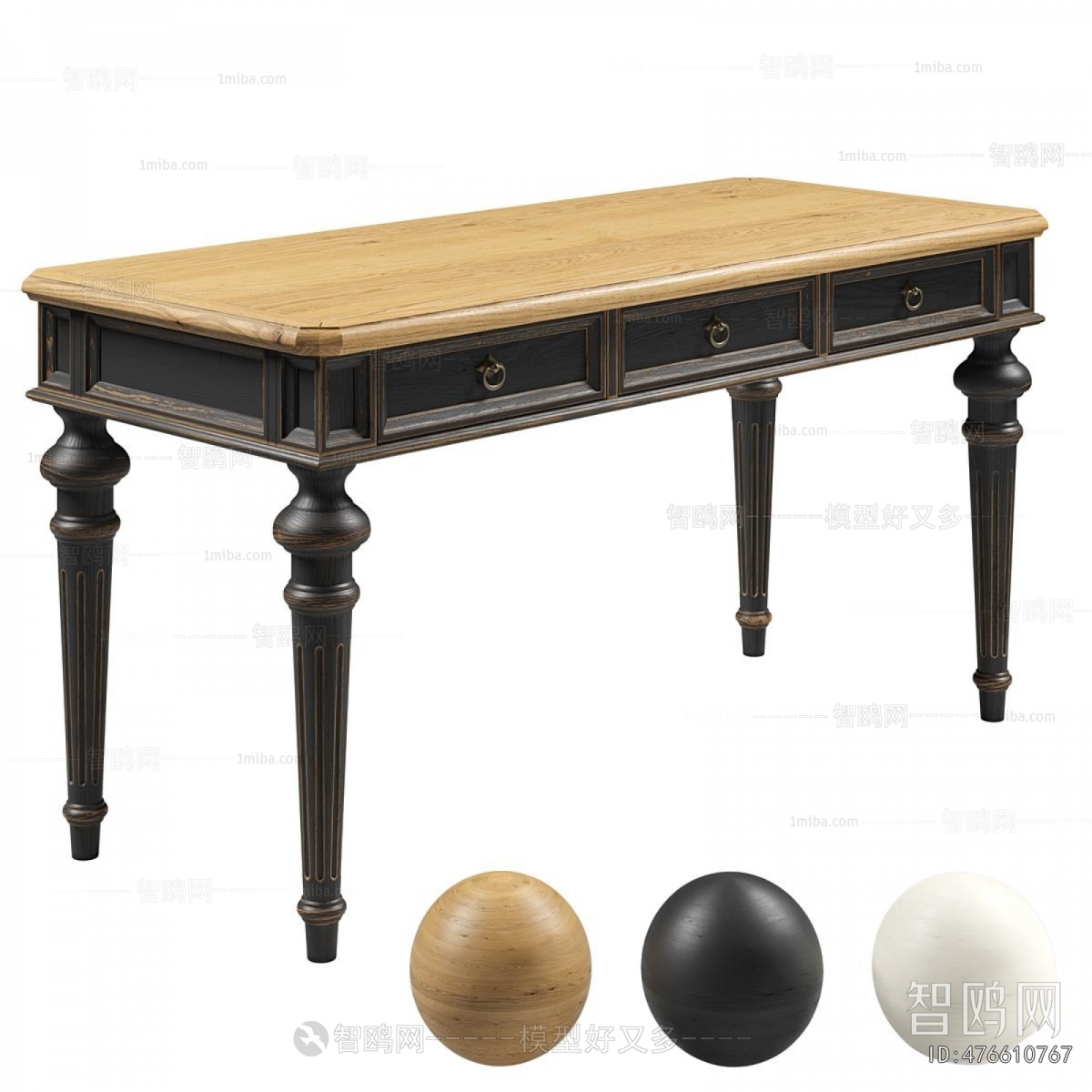 American Style Retro Style Desk