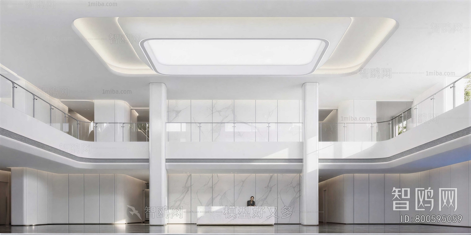 Modern Office Reception Desk
