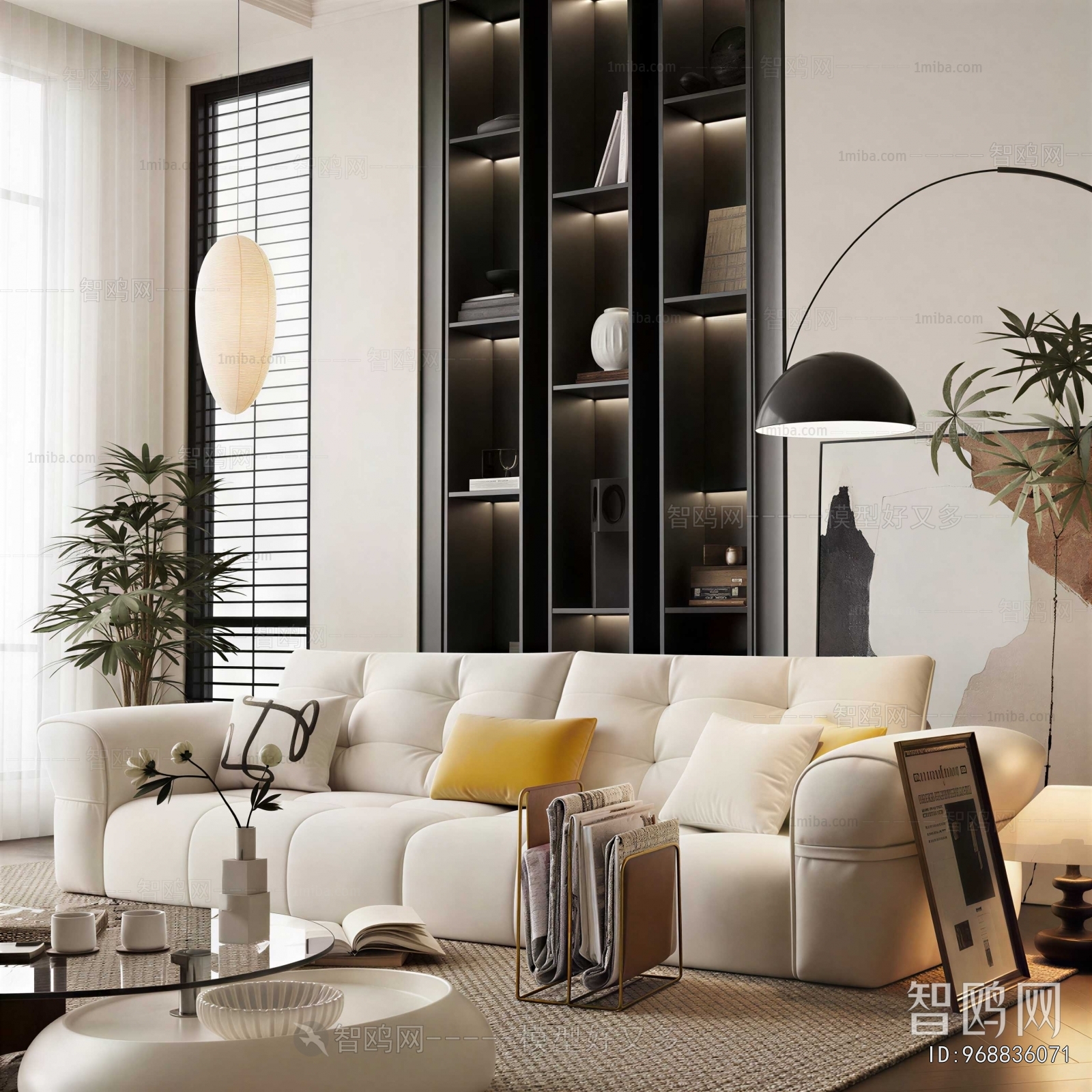 Modern Three-seat Sofa