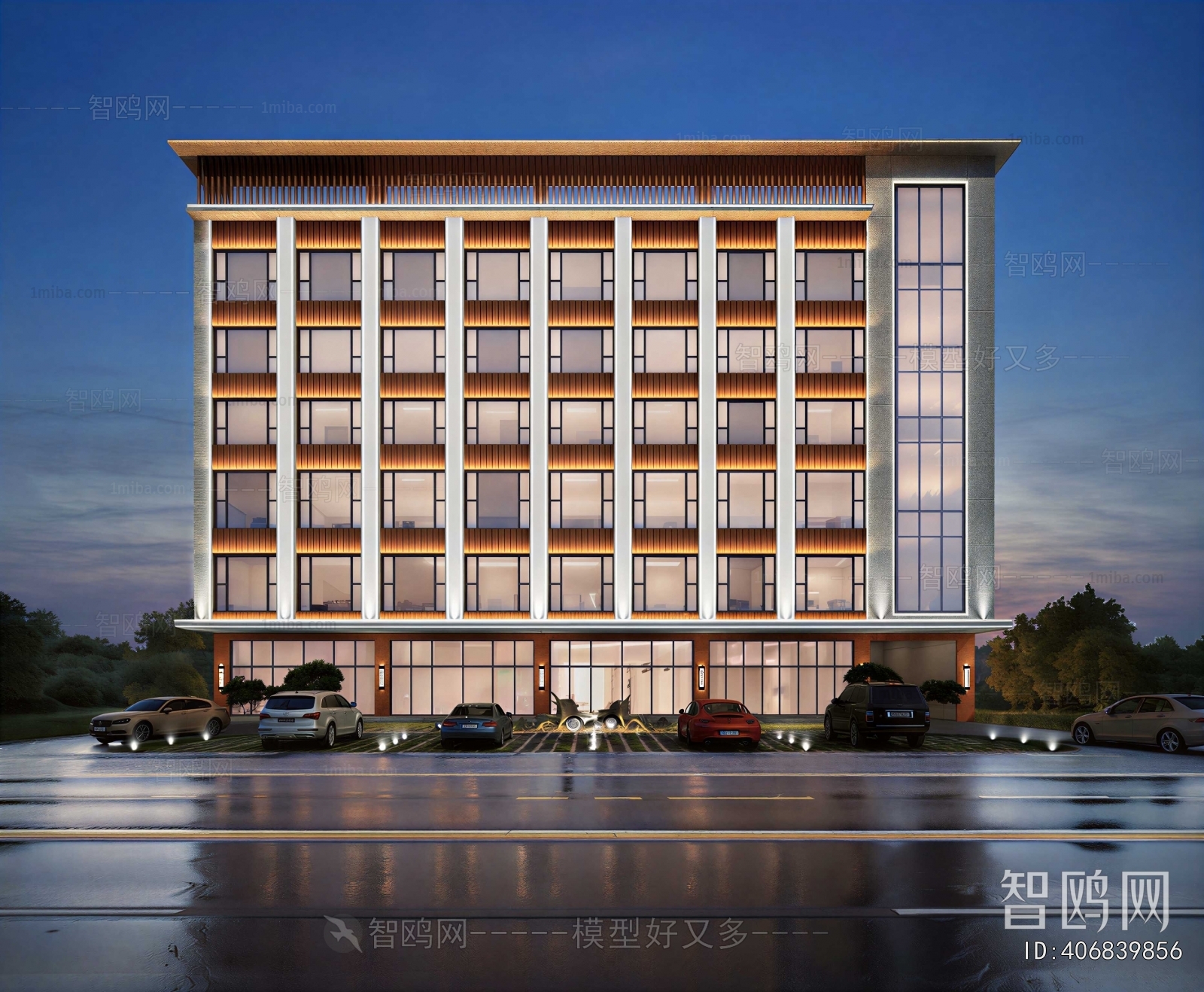 Modern Appearance Of Commercial Building
