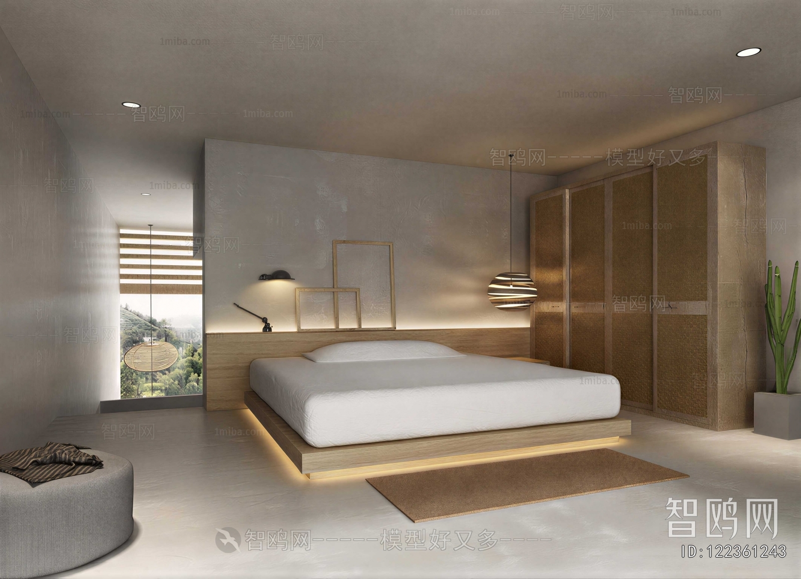 New Chinese Style Bedroom