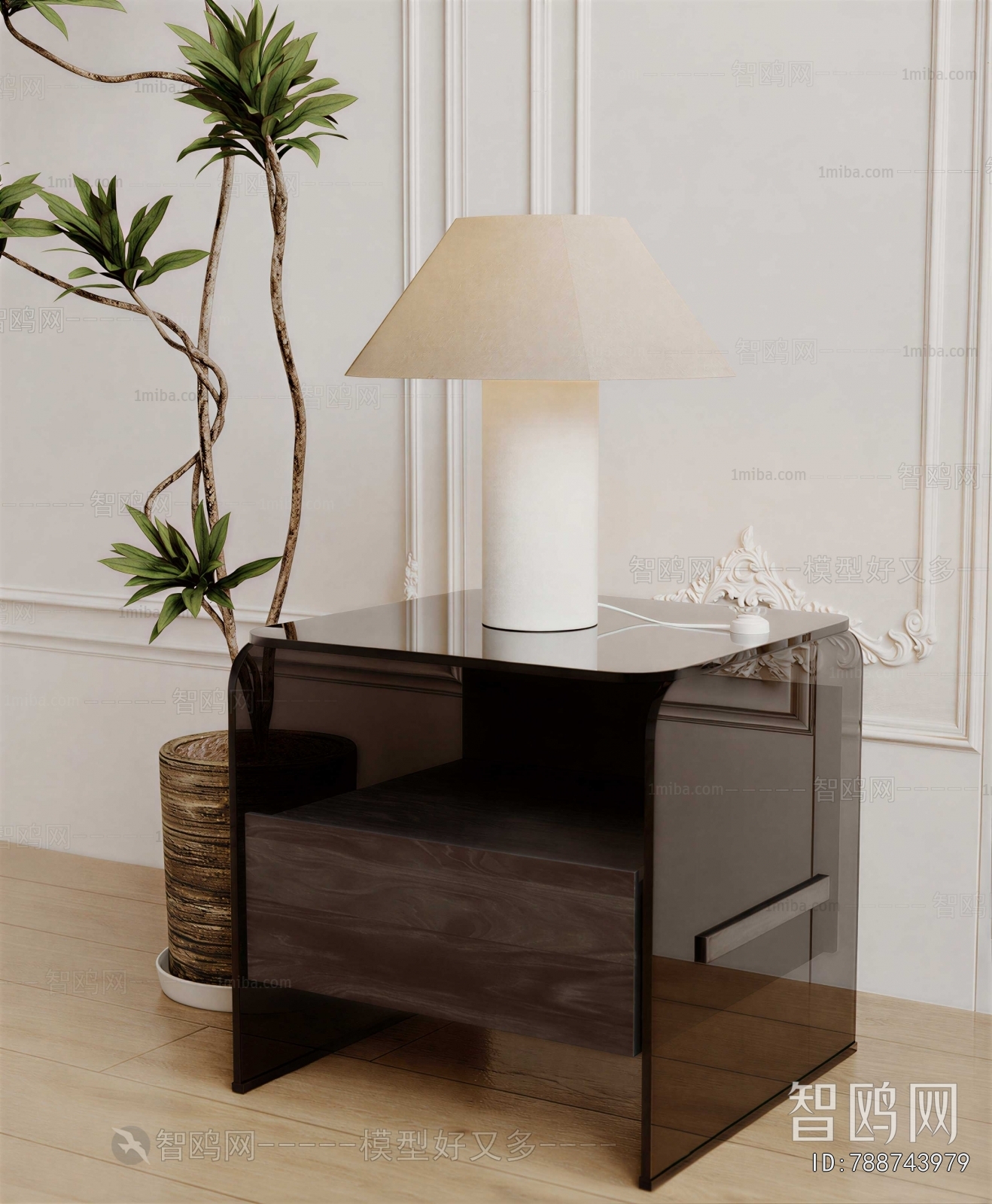 Modern Bedside Cupboard