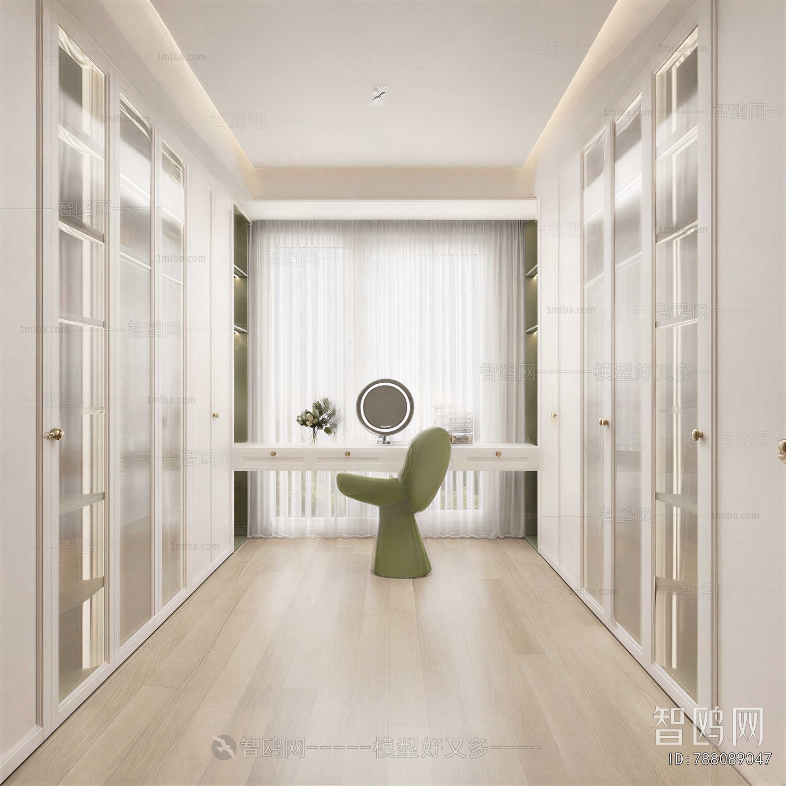 Modern Clothes Storage Area