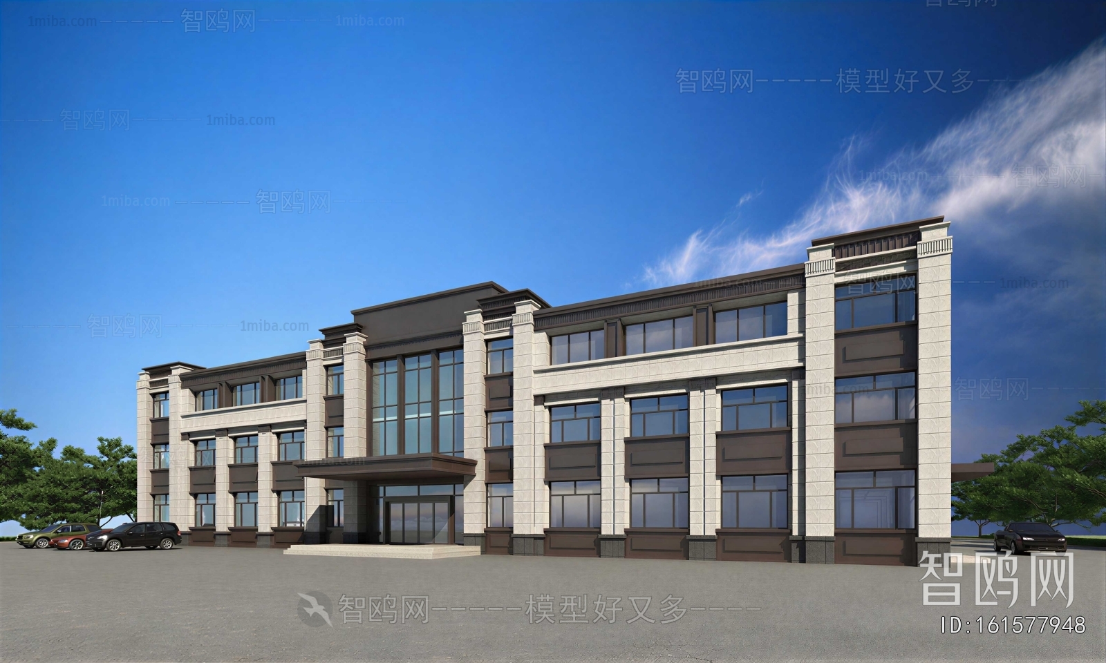 Modern Appearance Of Commercial Building