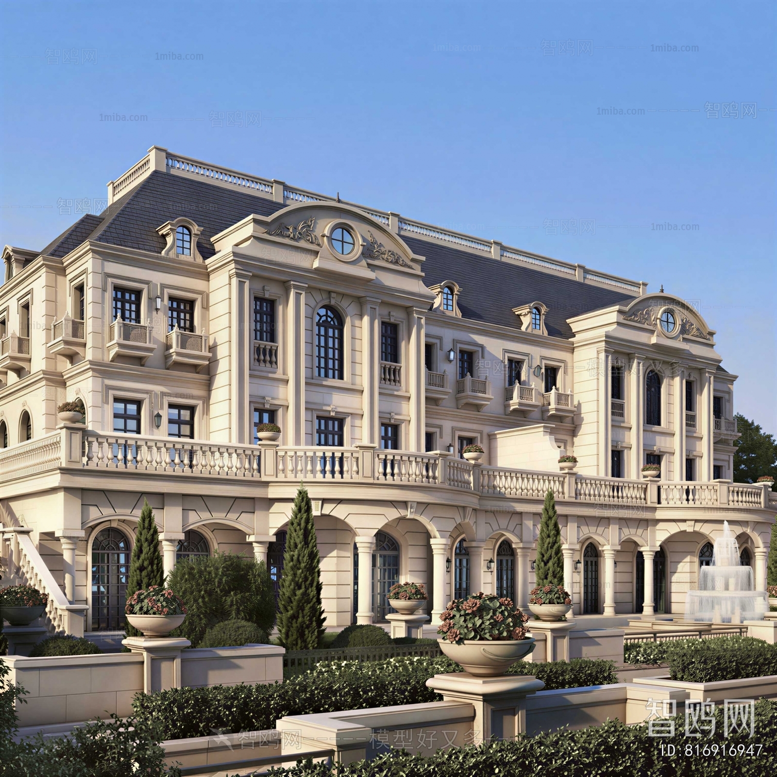 European Style Villa Appearance