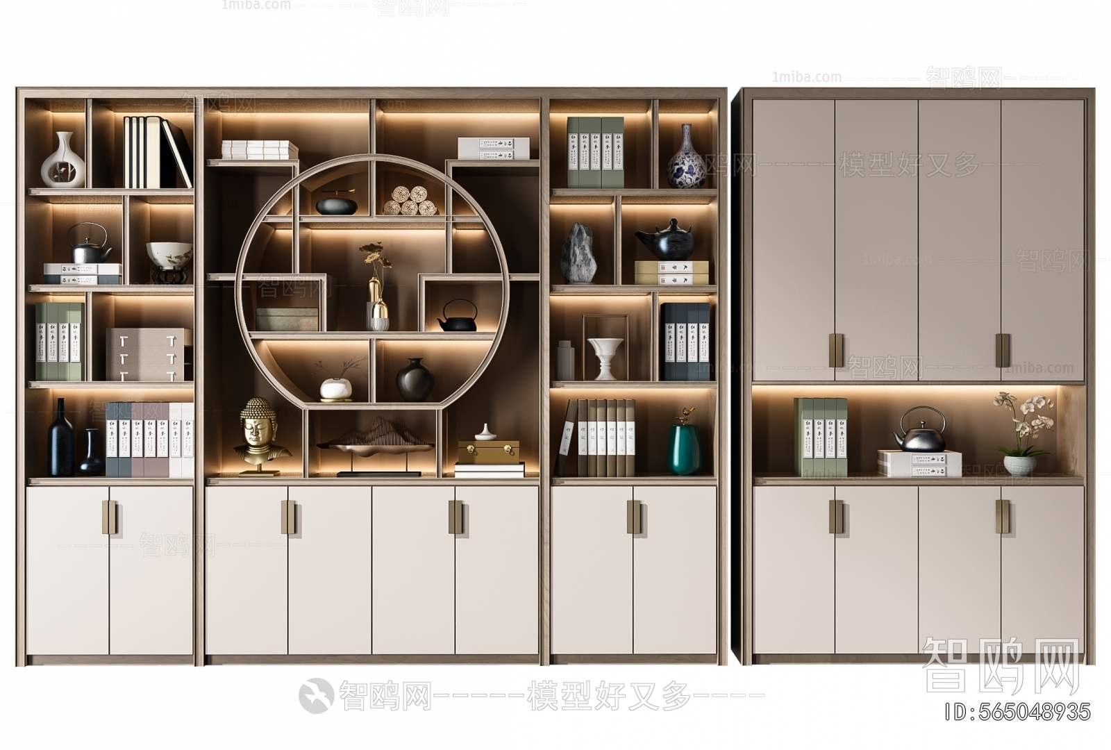 New Chinese Style Bookcase