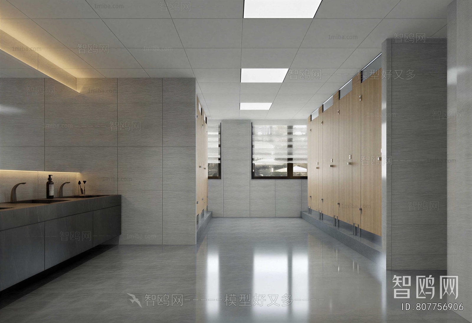 Modern Public Toilet