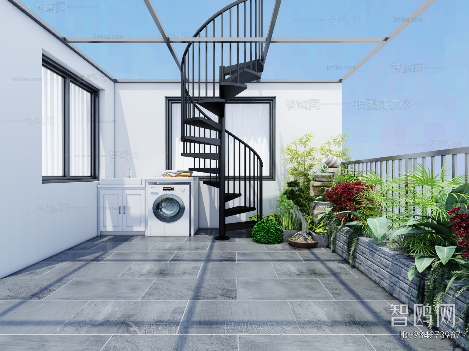 New Chinese Style Terrace