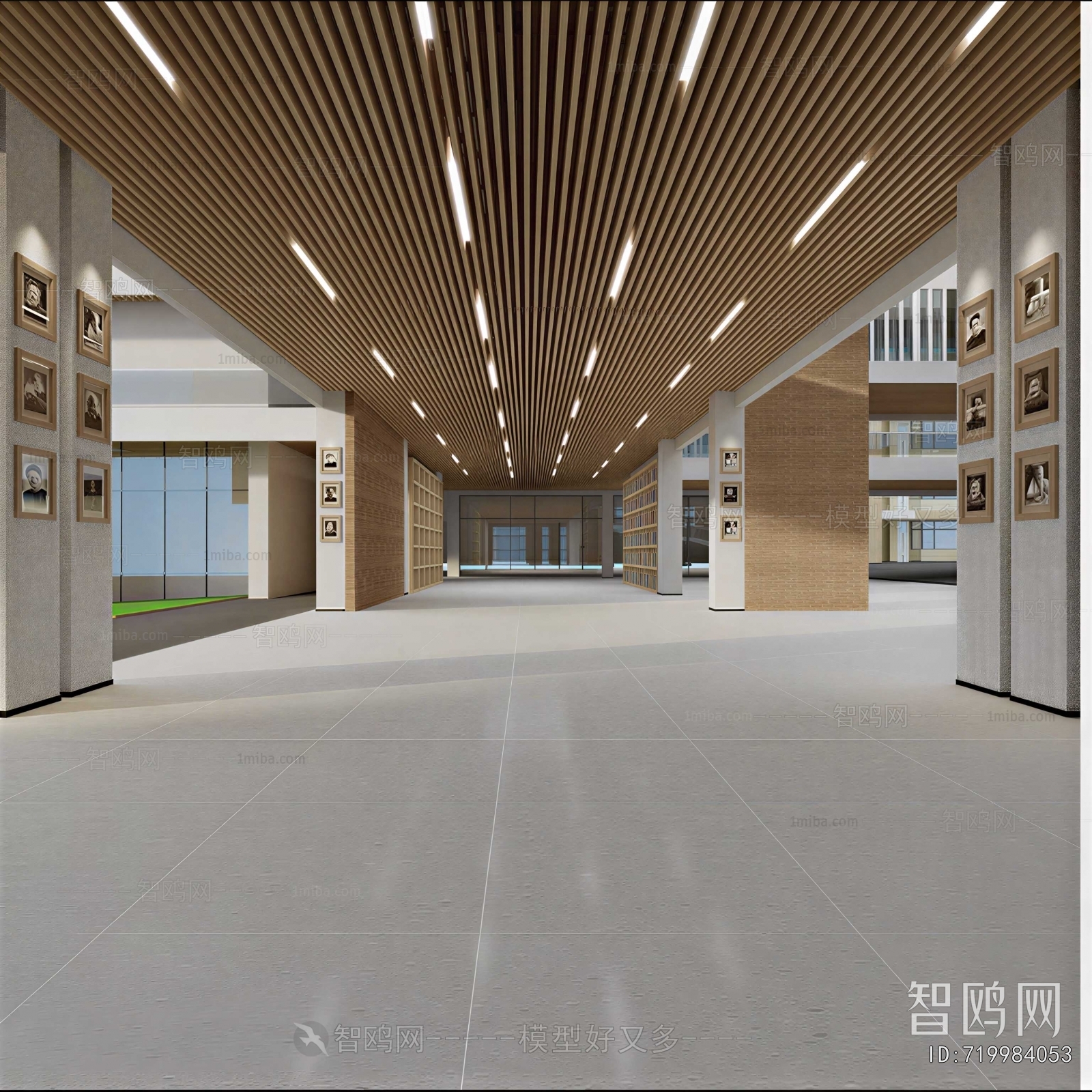Modern Office Aisle