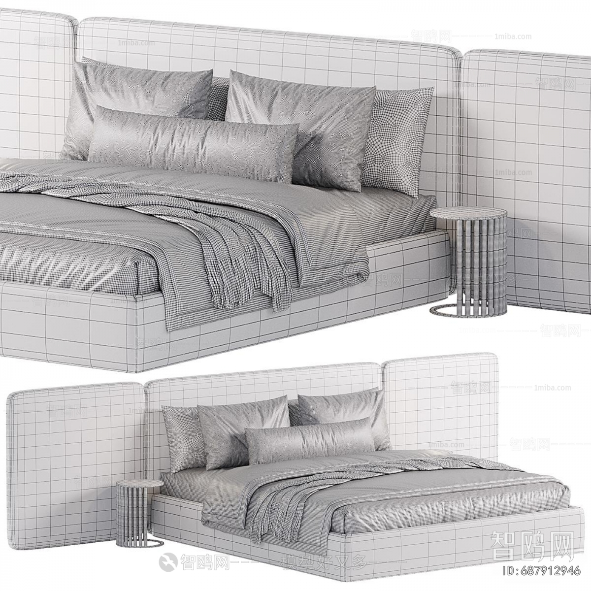 Modern Double Bed