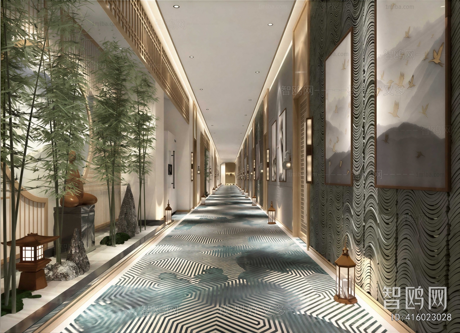 New Chinese Style Corridor