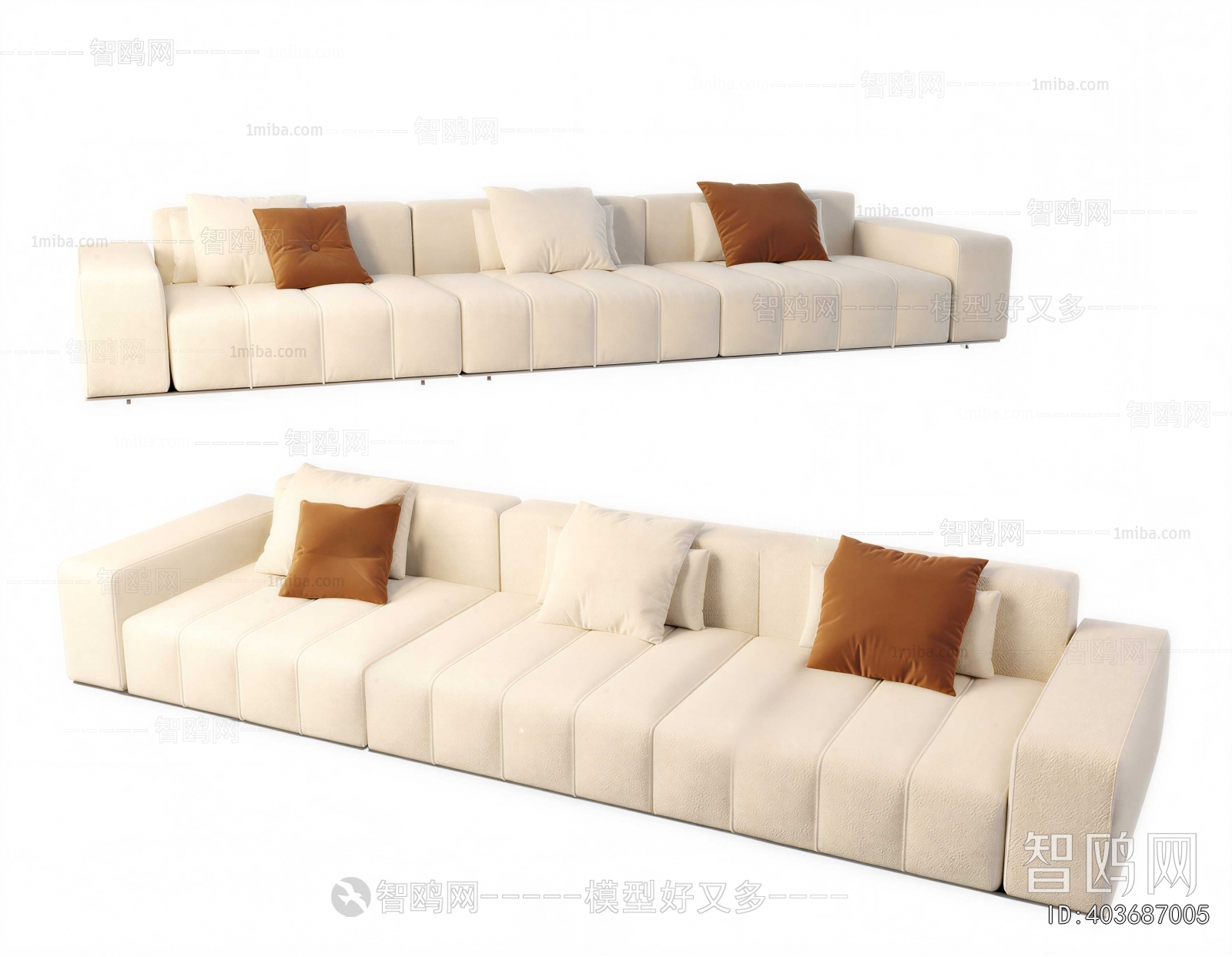 Modern Three-seat Sofa