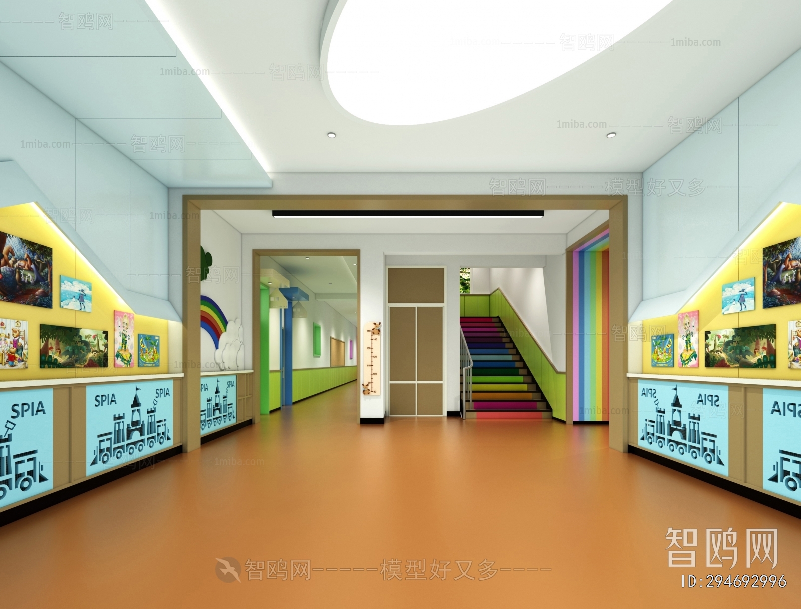 Modern Kindergarten Hall