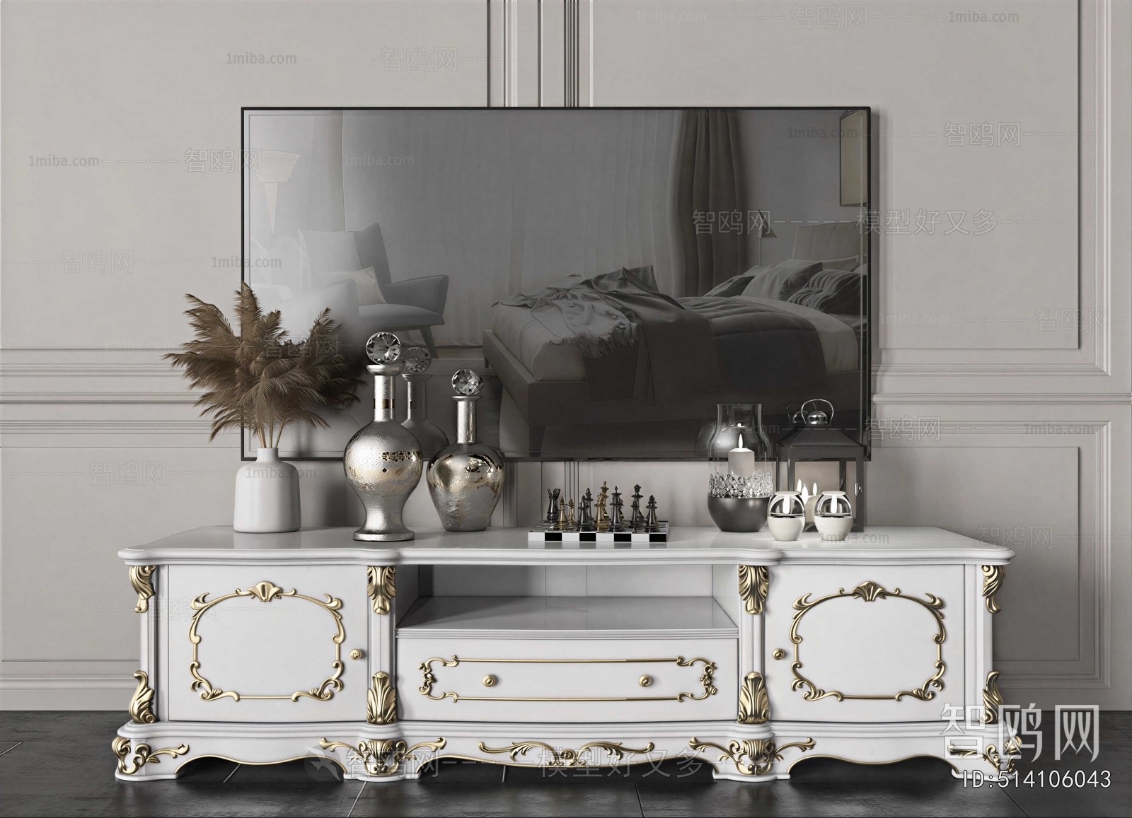 European Style TV Cabinet