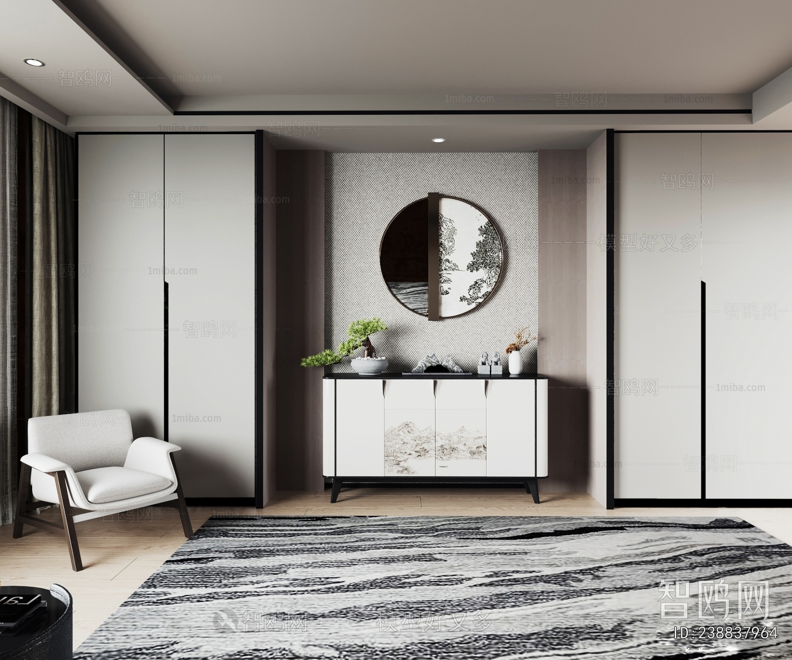 New Chinese Style Bedroom