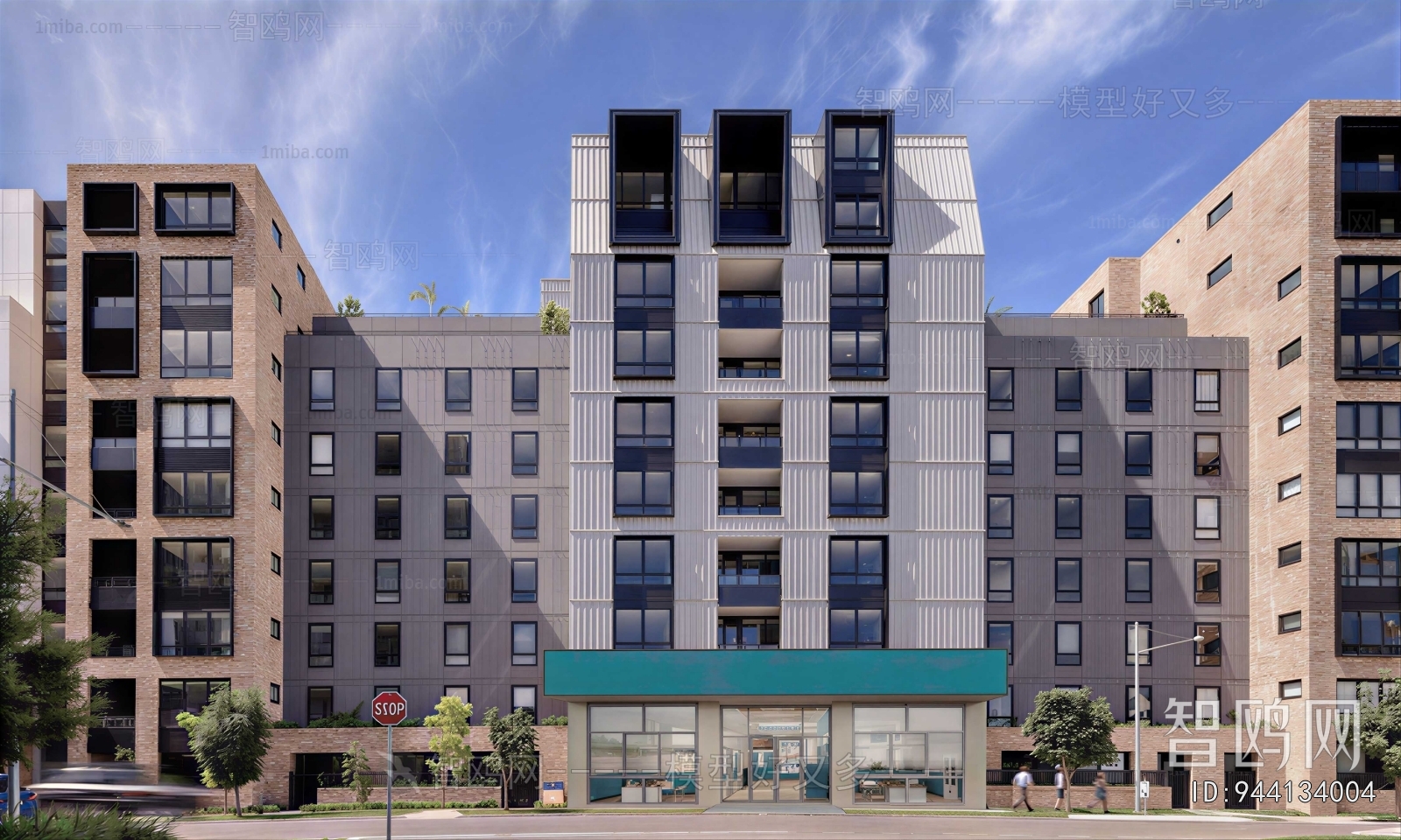 Modern Appearance Of Commercial Building